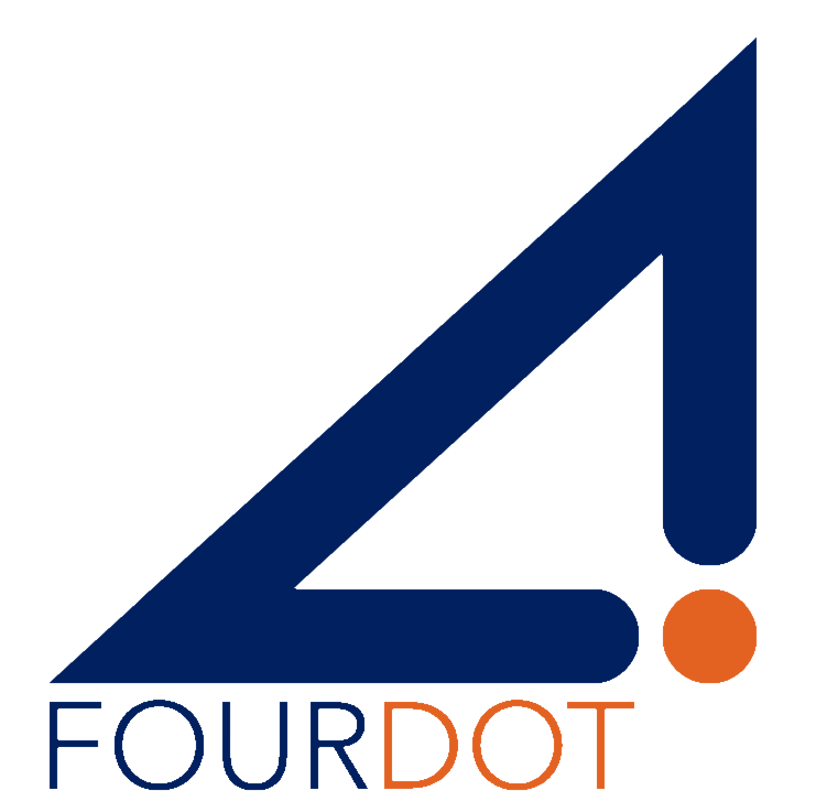 FOURDOT: quatro com ponto laranja